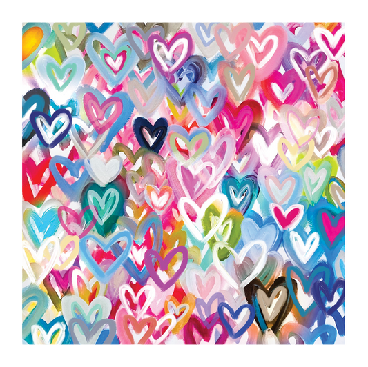 “Bright Hearts” 12x12 print