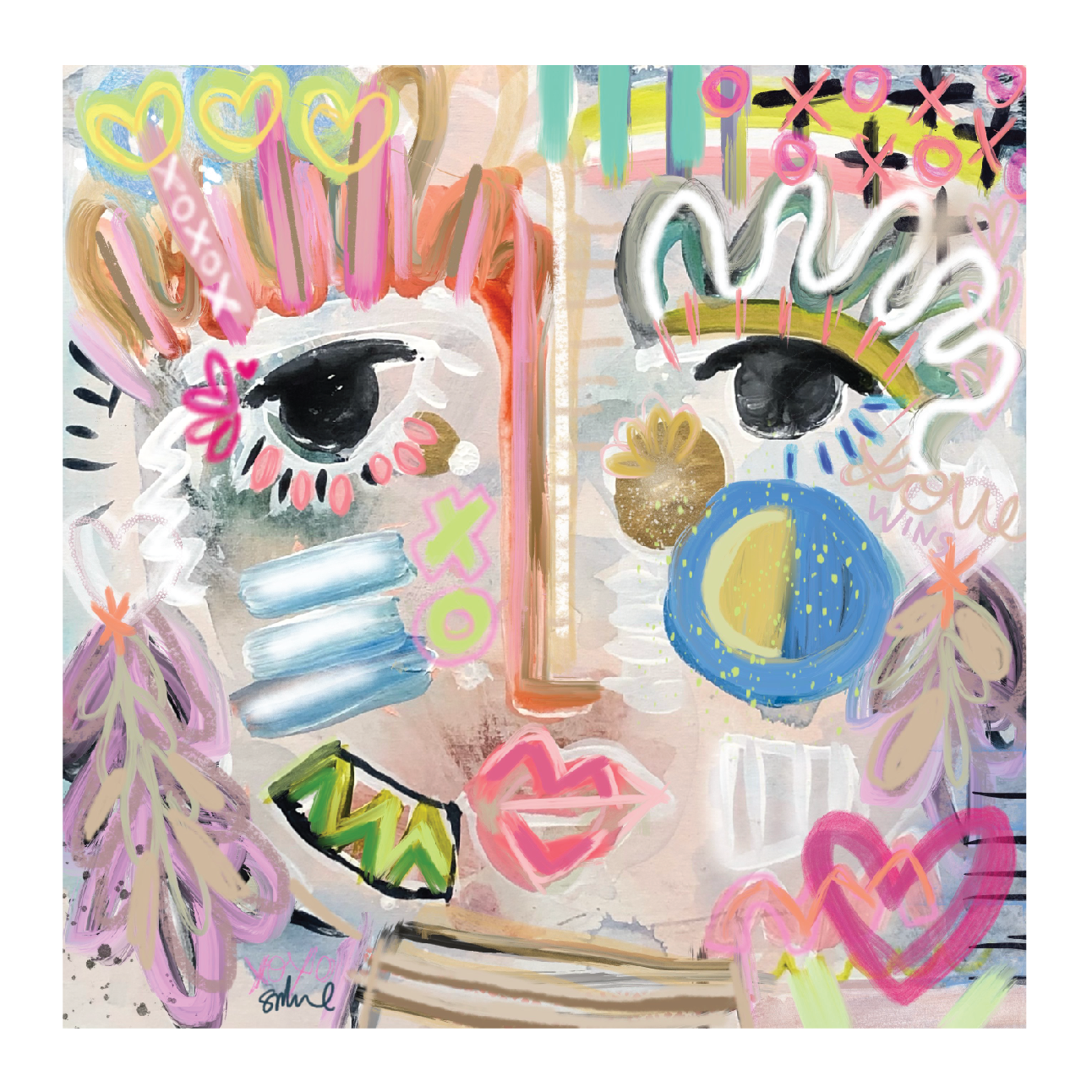 “Queen Lovey” 12x12 print