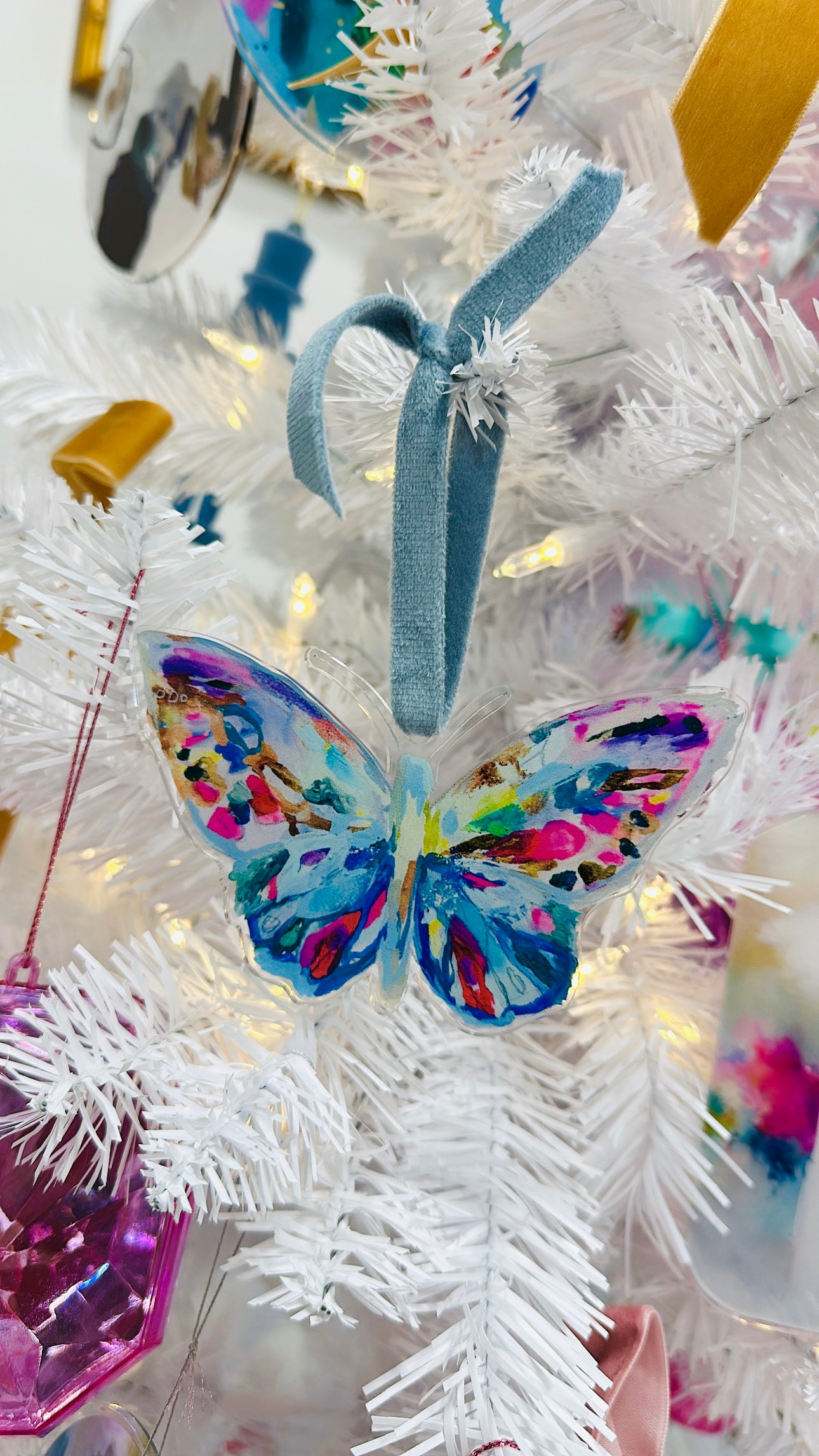 Acrylic Butterfly ornament