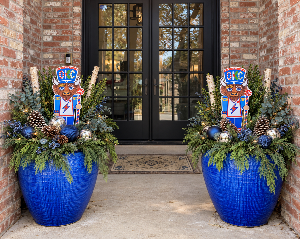OKC Bison Nutcracker Yard Stake | Pre-Order