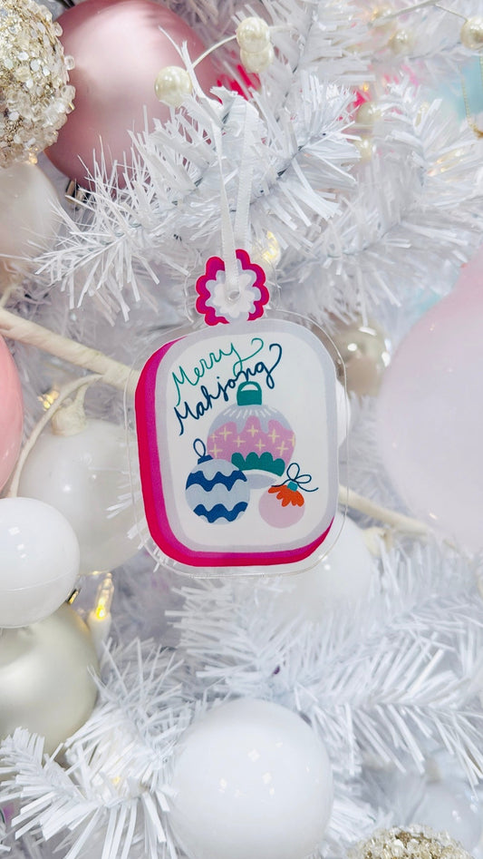 Merry Mahjong Ornament