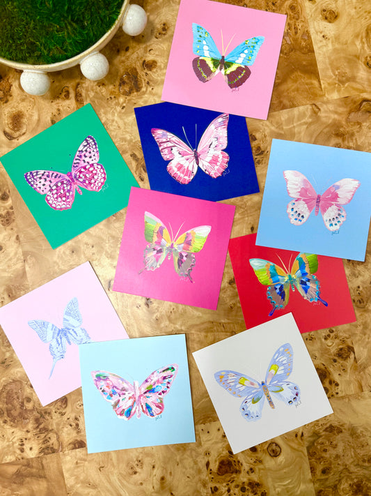 Limited Edition 5x5" Butterfly Print
