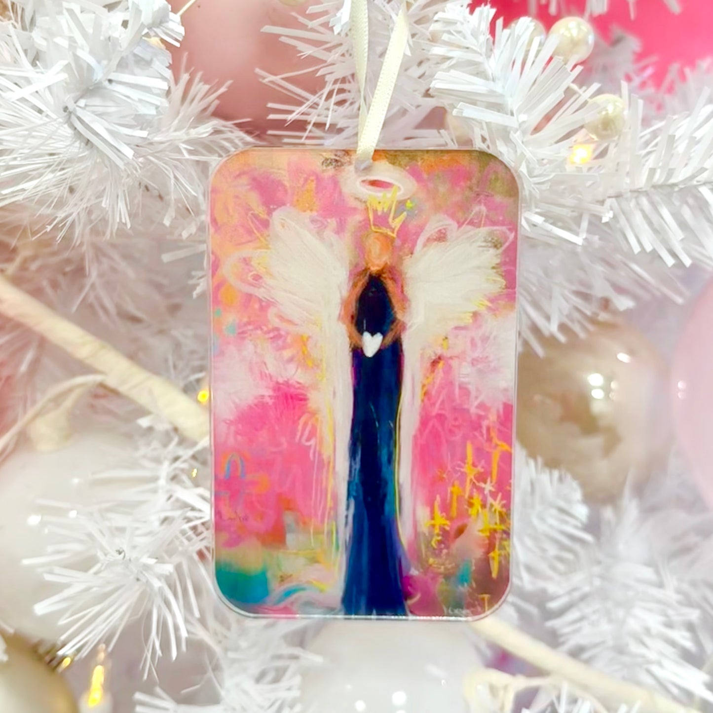 “Crowned Beautiful” Angel Ornament