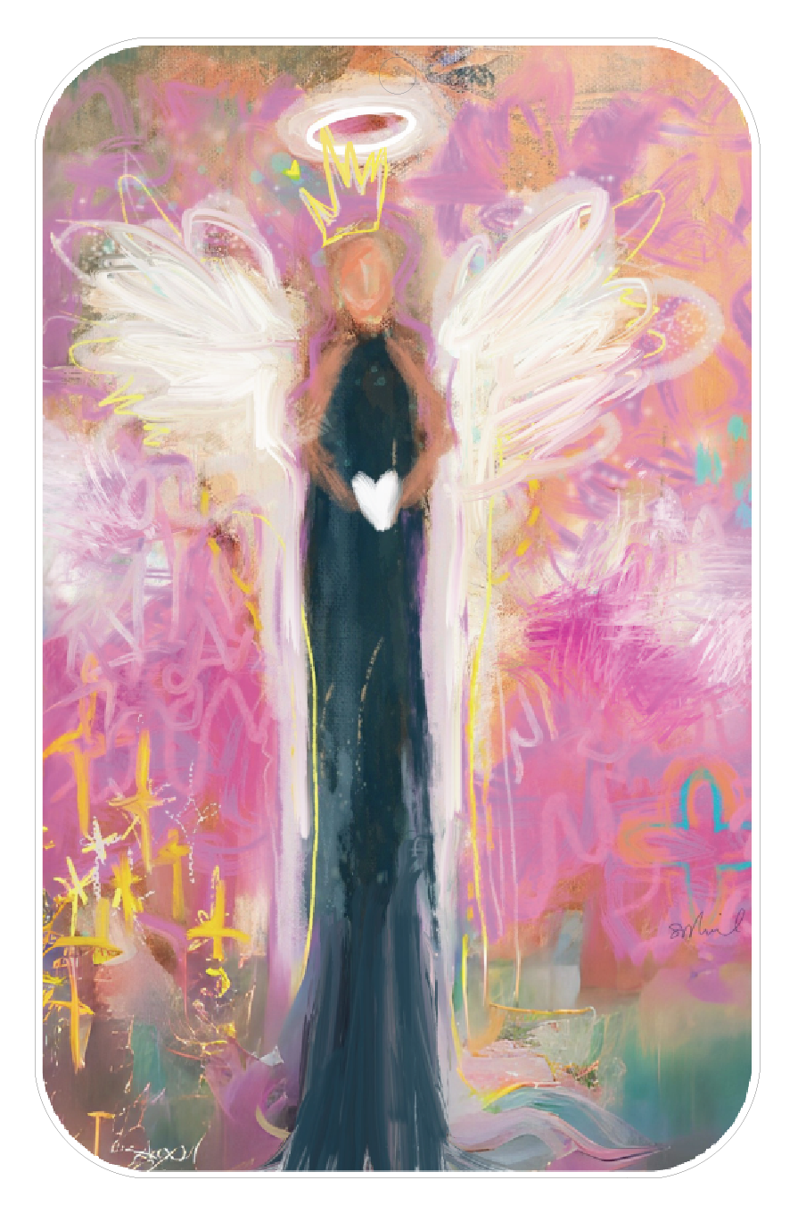 “Crowned Beautiful” Angel Ornament