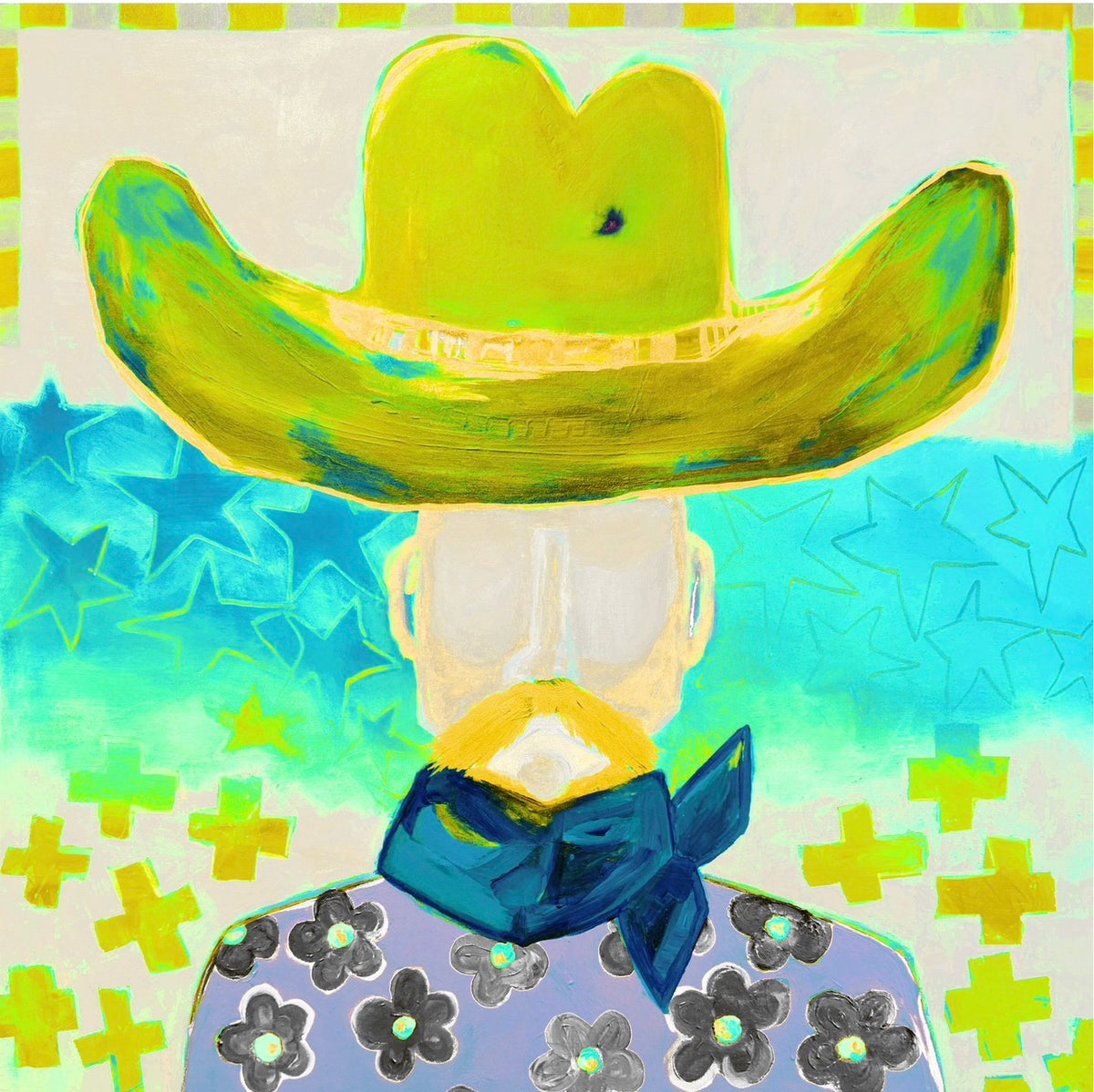 Mr. Cowboy | 12x12 Print