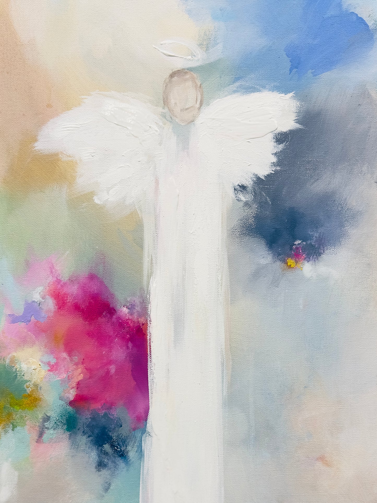 “Guardian Angel” linen print