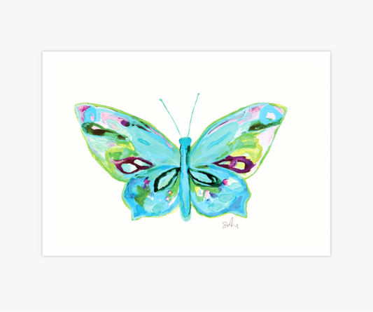 “Tink” Butterfly, double sided 5x7 print