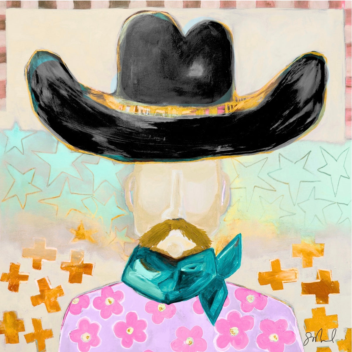 Mr. Cowboy | 12x12 Print