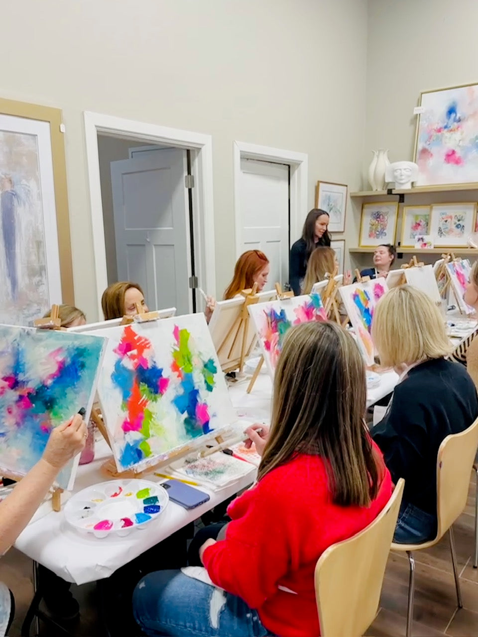 Galentines Abstract Art Class: Wednesday, February 12th